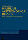 Buchcover Manilius, "Astronomica" Buch V