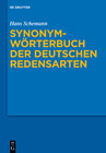 Buchcover Synonymwörterbuch der deutschen Redensarten