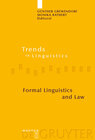 Buchcover Formal Linguistics and Law