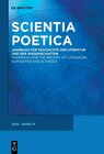 Buchcover Scientia Poetica / 2010
