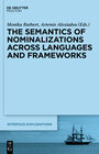 Buchcover The Semantics of Nominalizations across Languages and Frameworks