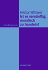 Buchcover Ist es vernünftig, moralisch zu handeln?