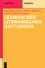 Buchcover Lexikon der literarischen Gattungen