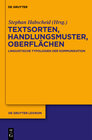 Buchcover Textsorten, Handlungsmuster, Oberflächen