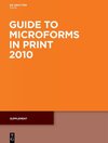 Buchcover Guide to Microforms in Print. 2010 / Supplement