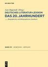 Buchcover Deutsches Literatur-Lexikon. Das 20. Jahrhundert / Heinemann - Henz