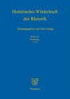 Buchcover Historisches Wörterbuch der Rhetorik / Nachträge A - Z