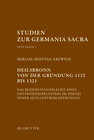 Buchcover Heilsbronn von der Gründung 1132 bis 1321