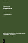 Buchcover Oskar Perron: Algebra / Die Grundlagen