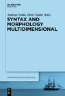 Buchcover Syntax and Morphology Multidimensional