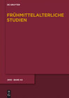Buchcover Frühmittelalterliche Studien / 2010