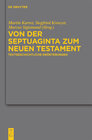 Buchcover Von der Septuaginta zum Neuen Testament