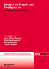 Buchcover Deutsch als Fremd- und Zweitsprache. 2. Halbband