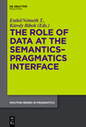 Buchcover The Role of Data at the Semantics-Pragmatics Interface