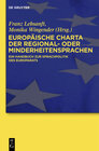 Buchcover Europäische Charta der Regional- oder Minderheitensprachen