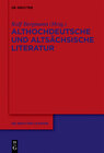 Buchcover Althochdeutsche und altsächsische Literatur