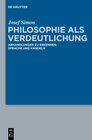 Buchcover Philosophie als Verdeutlichung