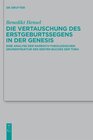 Buchcover Die Vertauschung des Erstgeburtssegens in der Genesis