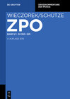 Buchcover Zivilprozessordnung und Nebengesetze / §§ 300-329