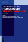 Buchcover Medienrecht / Europäisches Medienrecht und Durchsetzung des geistigen Eigentums