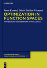 Buchcover Optimization in Function Spaces