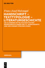 Buchcover Handschrift – Texttypologie - Literaturgeschichte