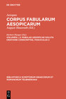 Buchcover Aesopus: Corpus fabularum Aesopicarum / Fabulae Aesopicae soluta oratione conscriptae