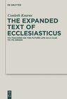 Buchcover The Expanded Text of Ecclesiasticus