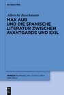 Buchcover Max Aub und die spanische Literatur zwischen Avantgarde und Exil