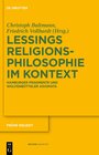 Buchcover Gotthold Ephraim Lessings Religionsphilosophie im Kontext