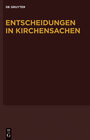 Buchcover Entscheidungen in Kirchensachen seit 1946 / 1.1.-30.6.2007