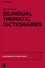 Buchcover Bilingual Thematic Dictionaries