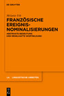 Buchcover Französische Ereignisnominalisierungen