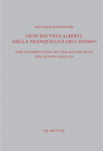 Buchcover Leon Battista Alberti, "Della tranquillità dell'animo"