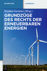 Buchcover Grundzüge des Rechts der Erneuerbaren Energien