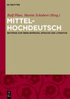 Buchcover Mittelhochdeutsch
