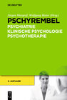 Buchcover Pschyrembel Psychiatrie, Klinische Psychologie, Psychotherapie