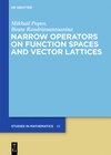 Buchcover Narrow Operators on Function Spaces and Vector Lattices