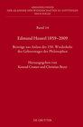 Buchcover Edmund Husserl 1859–2009