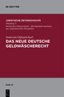 Buchcover Das neue deutsche Geldwäscherecht