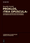 Buchcover Proklos, "Tria opuscula"