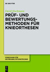 Buchcover Prüf- und Bewertungsmethoden für Knieorthesen