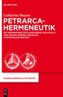 Buchcover Petrarca-Hermeneutik