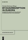 Buchcover Byzanzrezeption in Europa