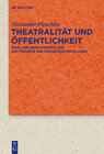 Buchcover Theatralität und Öffentlichkeit