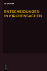 Buchcover Entscheidungen in Kirchensachen seit 1946 / 1.1.-30.6.2008
