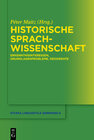 Buchcover Historische Sprachwissenschaft