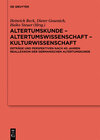 Buchcover Altertumskunde – Altertumswissenschaft – Kulturwissenschaft