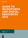 Buchcover Guide to Microforms and Digital Resources / Author Title and Subject Guide