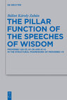 Buchcover The Pillar Function of the Speeches of Wisdom